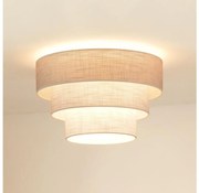 Plafonieră Brilagi ALASKA LUNETA 1xE27/15W/230V d. 45 cm gri/crem