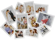 Ansamblu rame foto Elea White, L. 63 x l. 2 x H. 43 cm