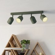 Eglo 44135 - Corp de iluminat cu spoturi TILSTON, 4xE14/40W/230V, verde