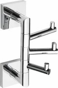 Suport triplu pivotant SAPHO XQ204 X-Square, crom
