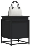 vidaXL Cutie de depozitare cu capac negru 40x40x51,5 cm lemn prelucrat