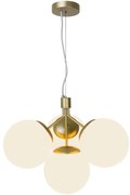 Lustra stil modern, extravagant Ivona alama/ sticla alba