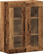 vidaXL Dulap montat pe perete lemn vechi 69,5x34x90 cm