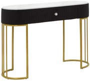 Mauro Ferretti Consola Montpellier Neagra cm 100X43X74 | Aosom Romania