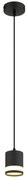 Pendul cu Spot metal negru LUCERO