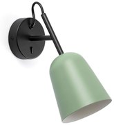 Lampă de perete FARO 28259 STUDIO 1xE14/8W/230V verde/negru