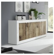 Comodă NERILA albă/maro