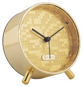 Karlsson 6004GD ceas cu alarmă de design auriu,diametru 11 cm