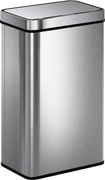 HOMCOM Coș de gunoi cu senzor 60 L cu capac cu închidere silențioasă, coș de gunoi automat de bucătărie din oțel inoxidabil, argintiu | Aosom Romania