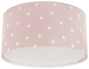 Plafonieră pentru copii STAR LIGHT 2xE27/60W/230V roz Dalber 82216S