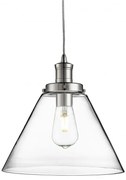 Lustra / Pendul design modern Pyramid crom/clar 3228CC SRT