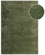Blană verde-închis sintetică 160x230 cm Faroe Wool Look Fur – Flair Rugs