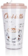 Cană de călătorie cu perete dublu Banquet COFFEE 0,5 l, Chai latte