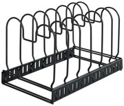 Suport veselă bucătărie Wenko Basic, negru