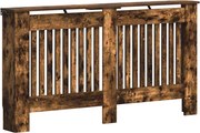 vidaXL Capac pentru radiator Stejar fumuriu 152 x 19 x 81,5 cm