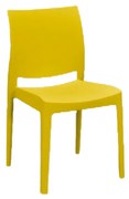 SCAUN PASTELLO - POLIPROPILENA - HORECA - GALBEN
