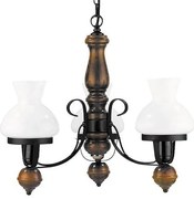 Candelabru rustic 3 brate, diam.60cm, Petronel 7078 RX