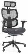Scaun de birou Devon negru