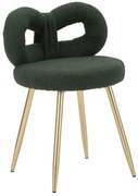 Mauro Ferretti Scaun Mini Ilary Verde Cm Ø 40X67 (Inaltime Sezut Cm 46) | Aosom Romania