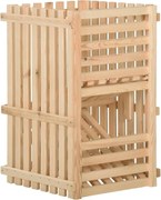 vidaXL Cutie de cartofi, 50x50x80 cm, lemn masiv de pin