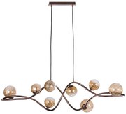 Lustră pe cablu ONLI FRIDA 8xG9/10W/230V cupru