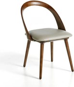 Scaun elegant design italian Banker AC-CH1512-NOGAL