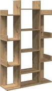 vidaXL Bibliotecă, Stejar artizanal, 86x25,5x140 cm, lemn prelucrat