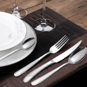 Set tacamuri din inox 24 piese, pentru 6 persoane, TRENDY’S, luxury edition