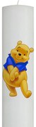 Lumanare Botez Winnie cu vesta albastra 7 cm, 60 cm
