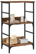 vidaXL Bibliotecă, lemn vechi, 50x33x82 cm, lemn prelucrat
