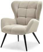 Fotoliu Kikino (bej + negru). Promo -25%. 1110121