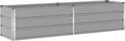 vidaXL Jardinieră Gri deschis 480 x 50 x 45 cm Oțel Galvanizat