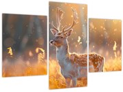 Tablou - Cerb în câmp (90x60 cm)