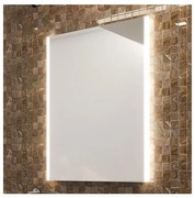 NIMCO ZP 11002 - Oglindă pentru baie cu iluminare LED din spate, 6500K, 80 x 60 cm, IP44
