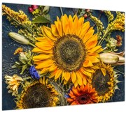 Tablou - Flori de toamnă (70x50 cm)