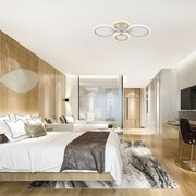 Lustră LED dimabilă aplicată LED/45W/230V 3000-6500K + telecomandă