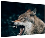 Tablou cu lup (90x60 cm)