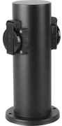 Stâlp de prize de exterior Brilagi PILLAR 2Z 230V IP44 negru
