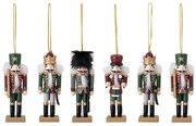 Ornamente de Crăciun 6 buc. din lemn 13 cm Nikita – Bloomingville