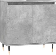vidaXL Dulap de baie, gri beton, 58x33x60 cm, lemn prelucrat