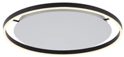 Plafoniera gri închis 60 cm inclusiv LED cu dimmer în 3 trepte - Zlatan