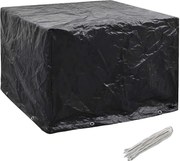 vidaXL Husă mobilier grădină, 8 ocheți, 122 x 112 x 98 cm