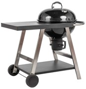 MIR709 Grătar pe cărbune cu raft și roți 56 cm