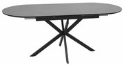 Masă de bucătărie Maxwell II 140 x 80 cm, gri / negru