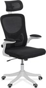 Scaun ergonomic OFF 336 negru, mesh și brațe rabatabile