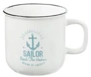 Cana Sailor White, ceramica, 140 ml
