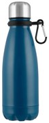 Sticlă de apă Altom din oțel inoxidabil cucarabină 350 ml , albastru marin