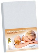 Bellatex Cearșaf din jersey cu elastan, grideschis, 140 x 200 cm, 140 x 200 cm