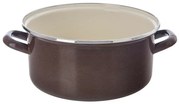 Orion Casserole smaltată cu margine Brown, 4 l, 4 l