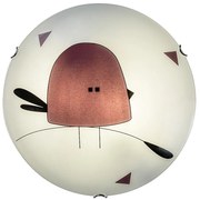 Aplica camera copii motiv pasare mov Fowly